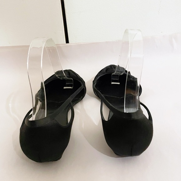 Like New PRADA Rose Satin Cut Out Ballerina Flats - Picture 9 of 12